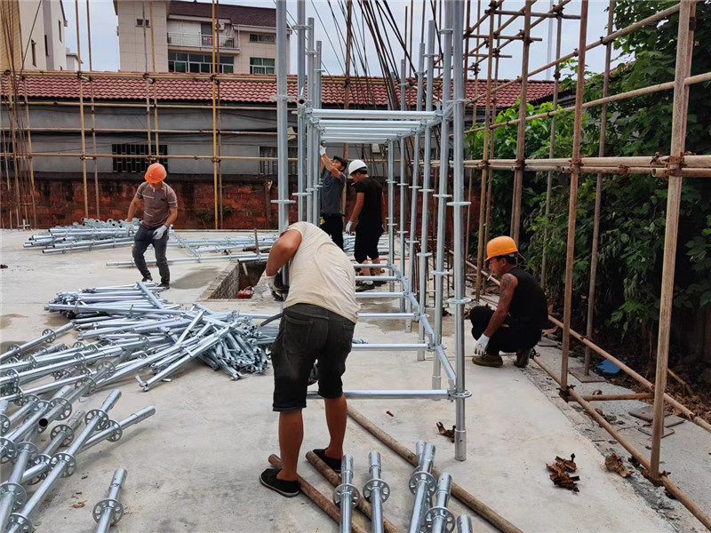 承插式盘扣脚手架能否用于外架搭设